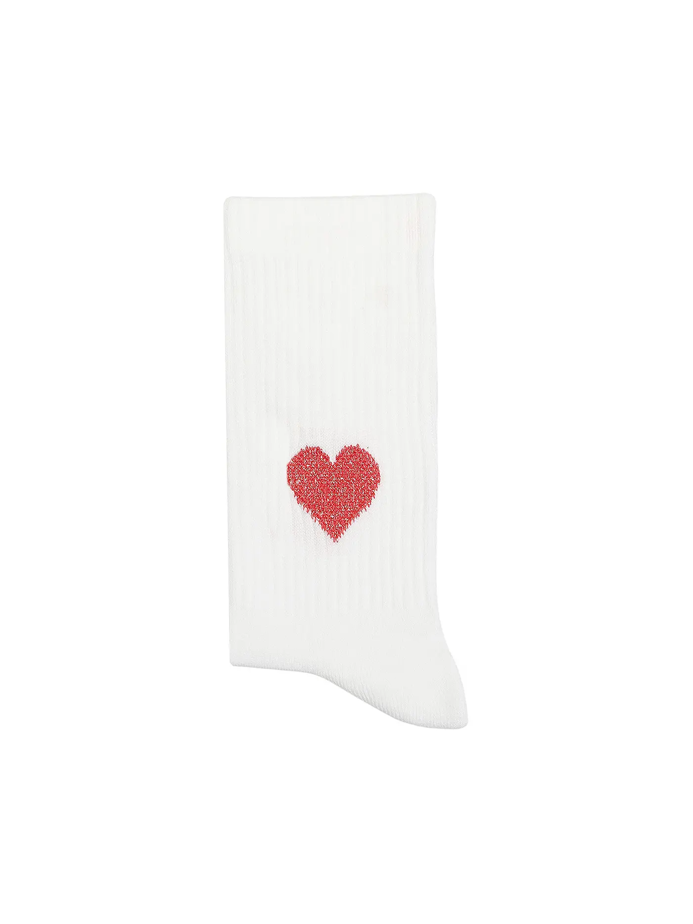 OOLEY | Socken ICON pink smile | weiss